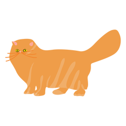 Haustierkatzeillustration PNG-Design