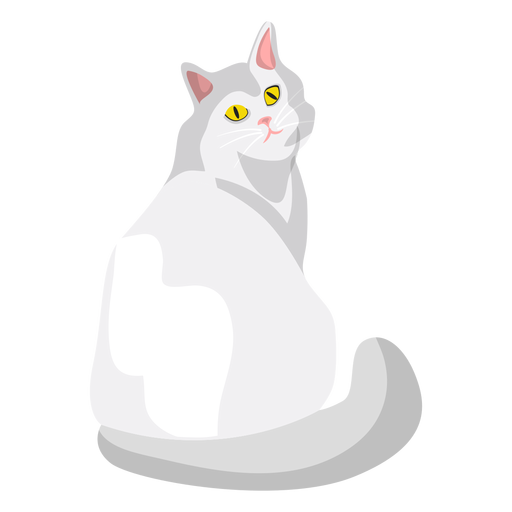 Ragdoll cat illustration PNG Design