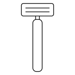 Icono de trazo de maquinilla de afeitar Diseño PNG