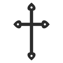 Religious christian cross element