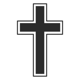 Religiöses christliches Kreuz Symbol Religiöses christliches Kreuz Symbol