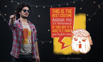 Diseño de camiseta divertida de disfraz de Halloween