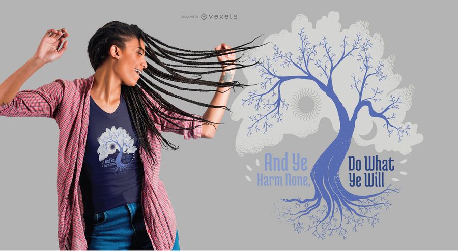 Sun Moon and Tree T-shirt Design Sun Moon and Tree T-shirt Design