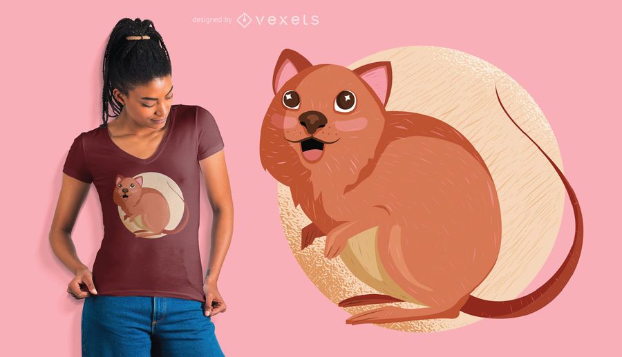 Diseño de camiseta quokka Diseño de camiseta quokka
