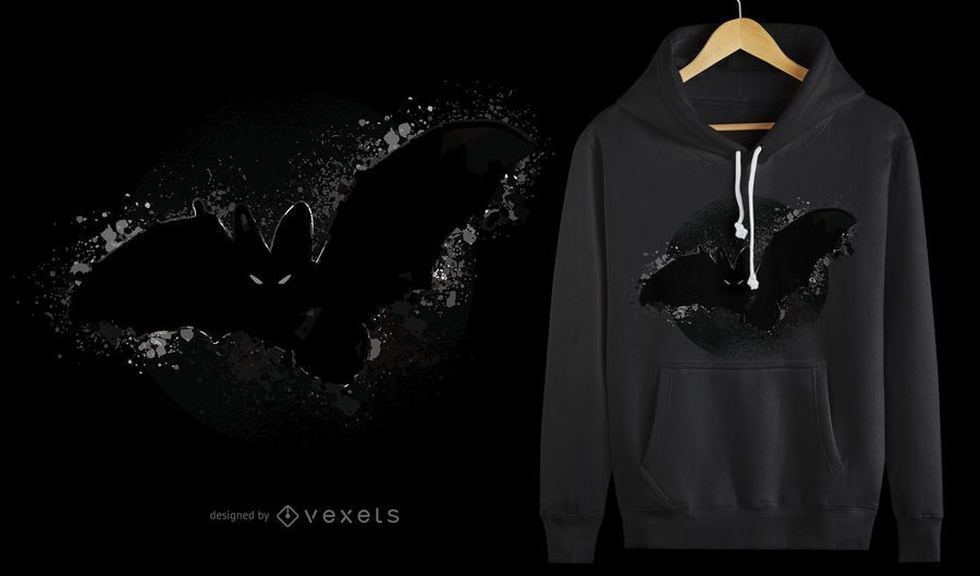 Diseño de camiseta bat halloween. Diseño de camiseta bat halloween.