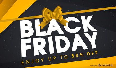 Diseño de regalo de viernes negro