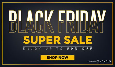 Black Friday Super Sale Design Vector Download