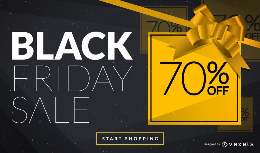 Diseño de anuncio web de Black Friday Diseño de anuncio web de Black Friday
