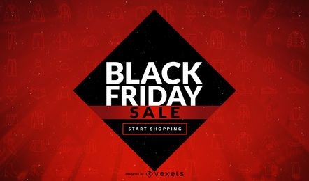 Black Friday Sale Warning Design