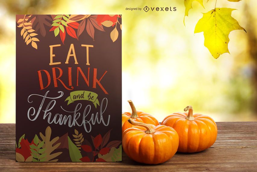 Eat drink be thankful banner Eat drink be thankful banner