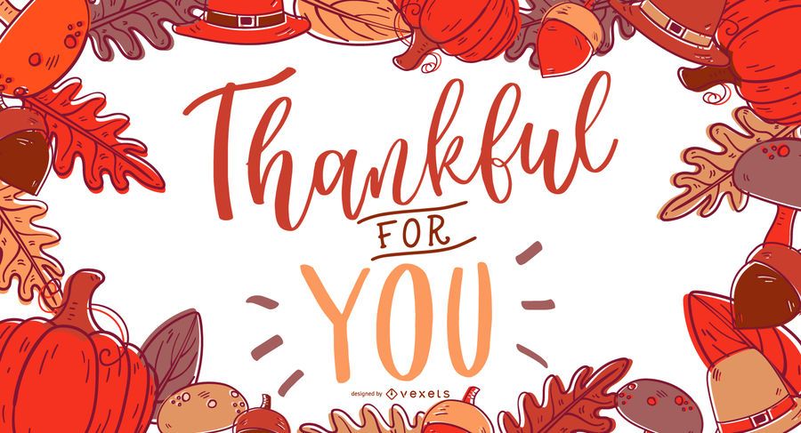 Thankful for you banner Thankful for you banner