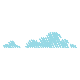 Nuvens rabiscam nuvens de ícones Desenho PNG