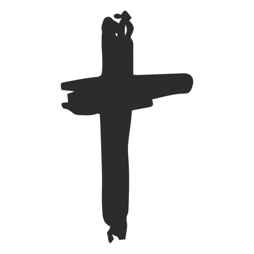 Kreuz kritzeln Ikone christliches Kreuz PNG-Design