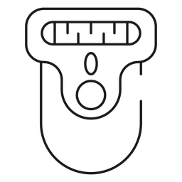 Iconos de baño de icono de trazo depilador Iconos de baño de icono de trazo depilador