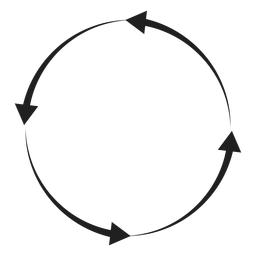 Four arrows circle circle element Four arrows circle circle element
