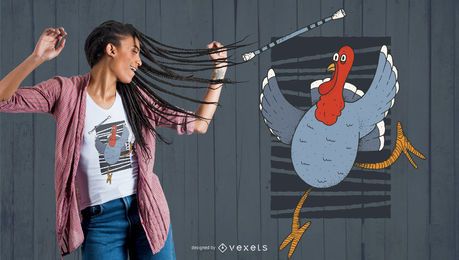 Turkey Baton Twirling t-shirt design Turkey Baton Twirling t-shirt design