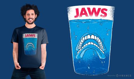 Projeto do t-shirt dos dentes da maxila Projeto do t-shirt dos dentes da maxila