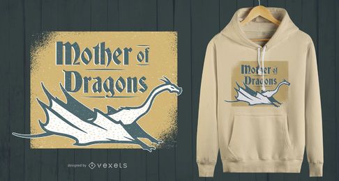 Diseño de camiseta Madre de Dragones Diseño de camiseta Madre de Dragones