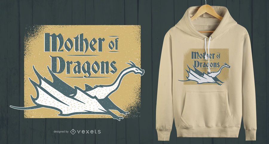 Mother of Dragons T-shirt Design Mother of Dragons T-shirt Design