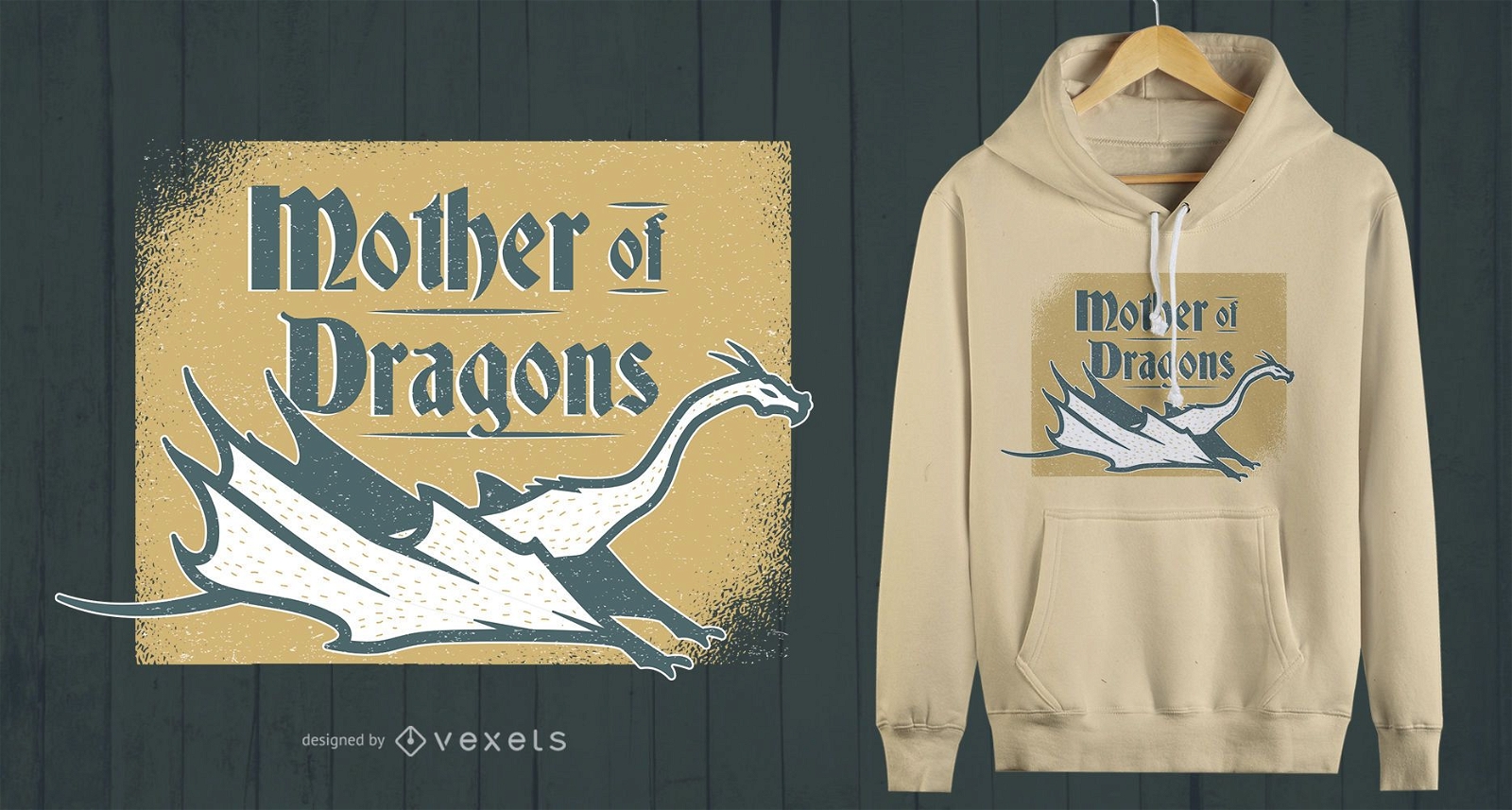 Dise?o de camiseta Mother of Dragons