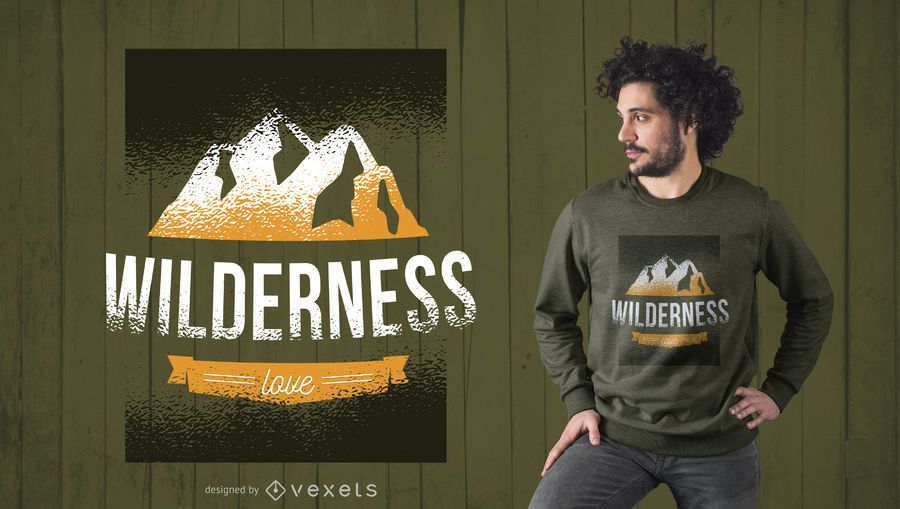 Wilderness Love Tshirt Design Wilderness Love Tshirt Design