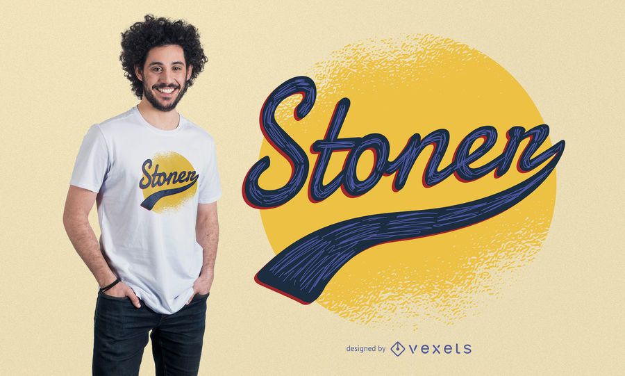 Vintage stoner t-shirt design Vintage stoner t-shirt design