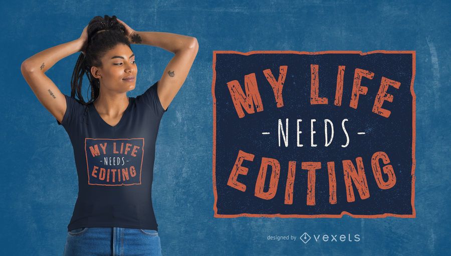Funny Life Quote T-shirt Design Funny Life Quote T-shirt Design