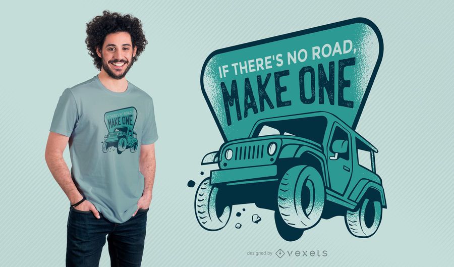 Si no hay camino haz un diseño de camiseta Si no hay camino haz un diseño de camiseta