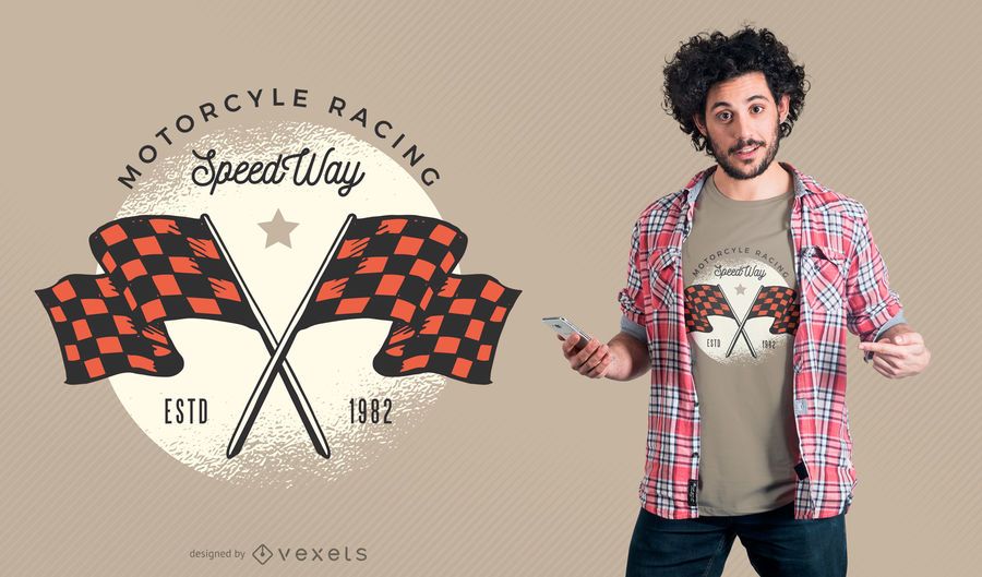 Motorcycle Racing SpeedWay T-shirt Design Motorcycle Racing SpeedWay T-shirt Design