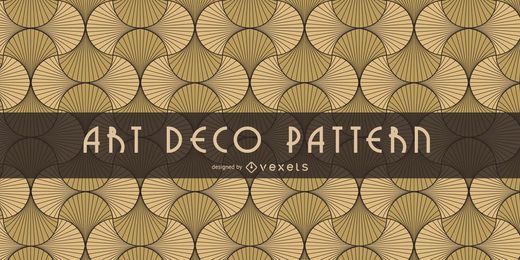 Patrón de Art Deco oriental sin costuras Patrón de Art Deco oriental sin costuras