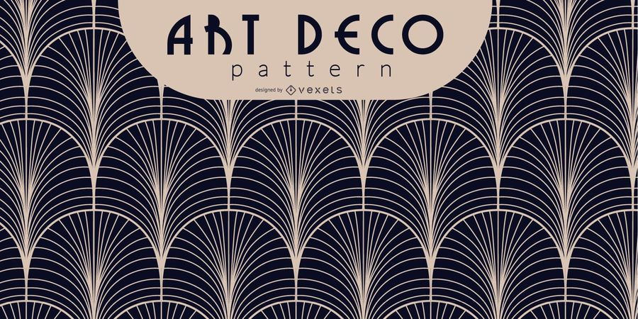Teste padrão preto e branco do art deco Teste padrão preto e branco do art deco