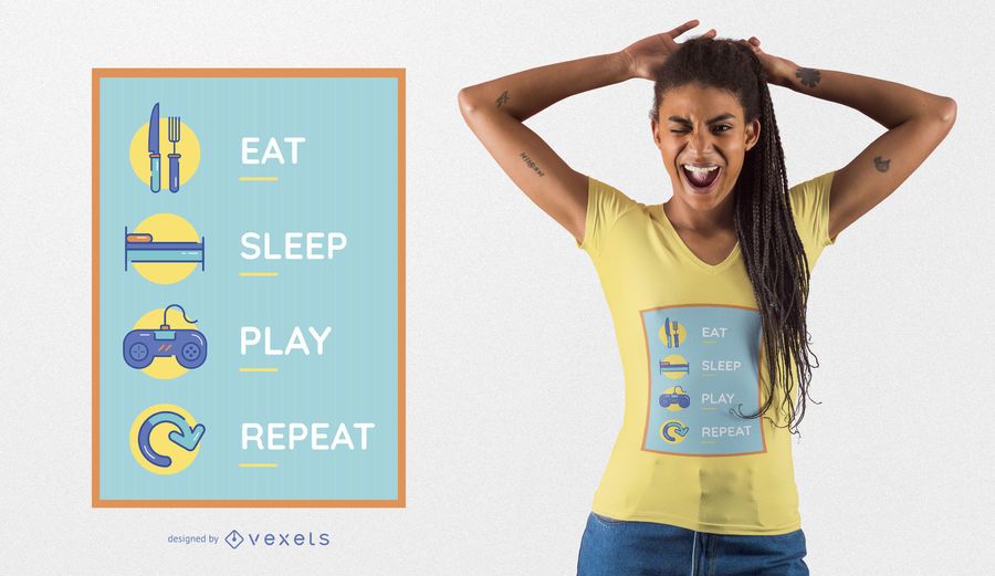 Fun Gaming T-shirt Design Fun Gaming T-shirt Design