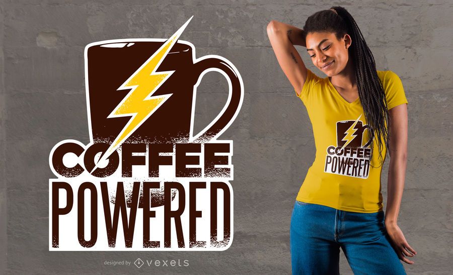 Design de t-shirt de café Design de t-shirt de café