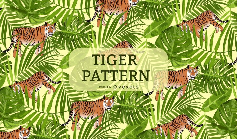 Tiger Pattern Background Tiger Pattern Background