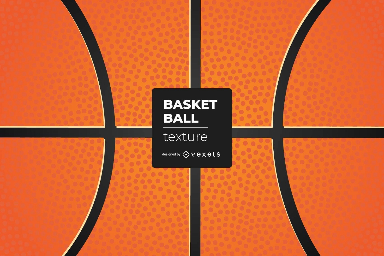 Detaillierte Basketball-Textur