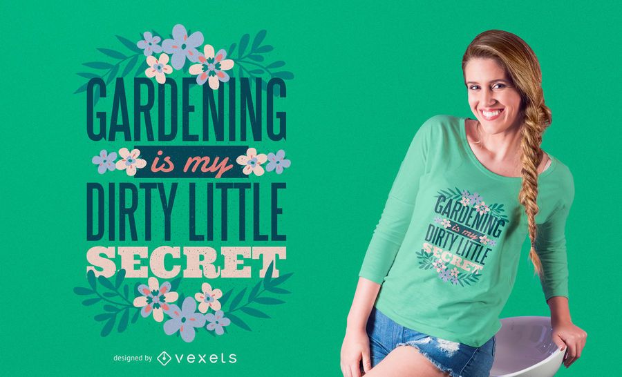 Gardening t-shirt design Gardening t-shirt design