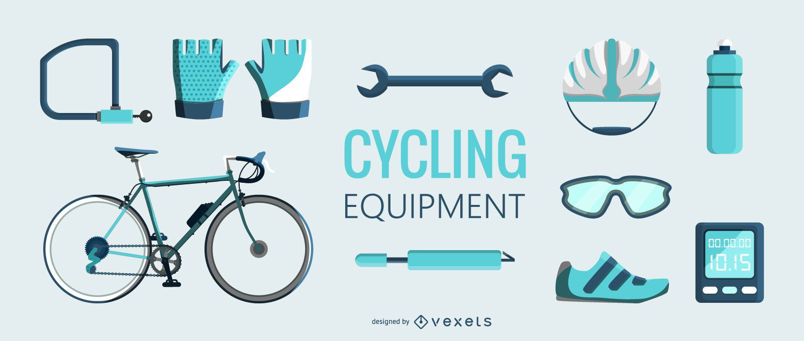 Flt cycling equipment illustration