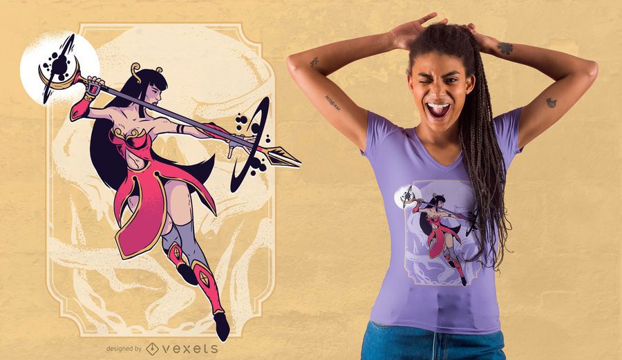 Mystic Woman T-shirt Design Mystic Woman T-shirt Design