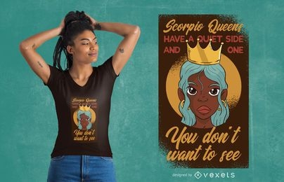 Scorpio Queens T-shirt Design