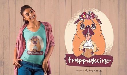 Pug Frappuccino T-shirt Design