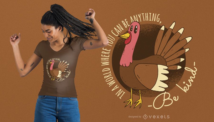 Projeto amável do t-shirt da acção de graças de Turquia Projeto amável do t-shirt da acção de graças de Turquia