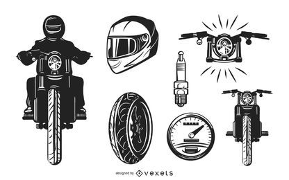 Motorbike elements set Motorbike elements set