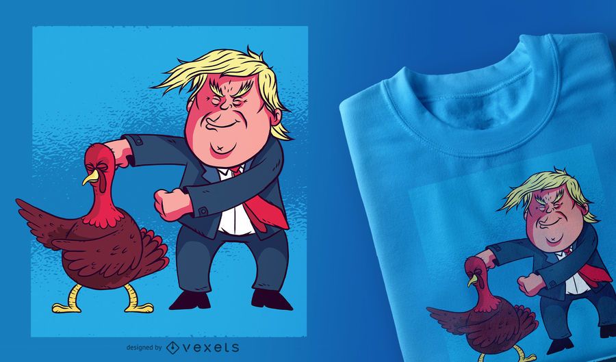Trump Turkey Floss T-shirt Design Trump Turkey Floss T-shirt Design
