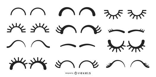 Bonito fechado olhos conjunto Bonito fechado olhos conjunto