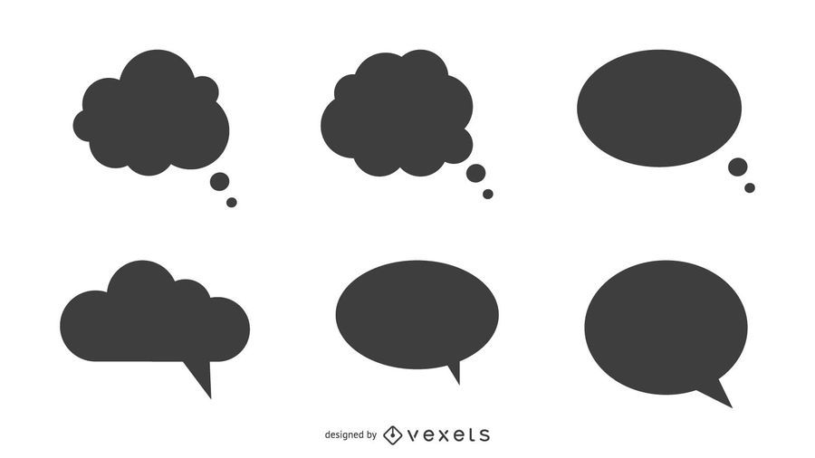 Speech Balloons Set Speech Balloons Set