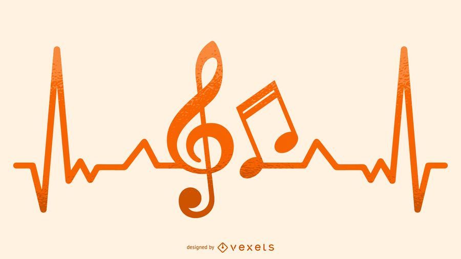 Ilustração musical de pulsação Ilustração musical de pulsação