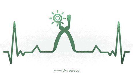 Zapatero Heartbeat Illustration Zapatero Heartbeat Illustration