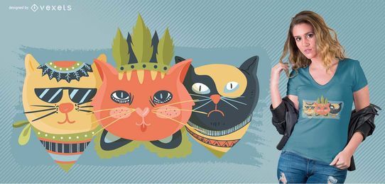 Boho Cat T-Shirt