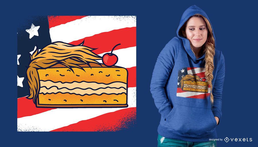Camiseta de Trump Pie Camiseta de Trump Pie
