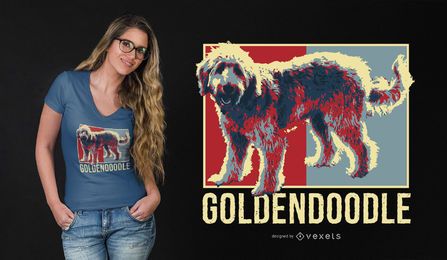 Golden Doodle T-shirt Design Golden Doodle T-shirt Design